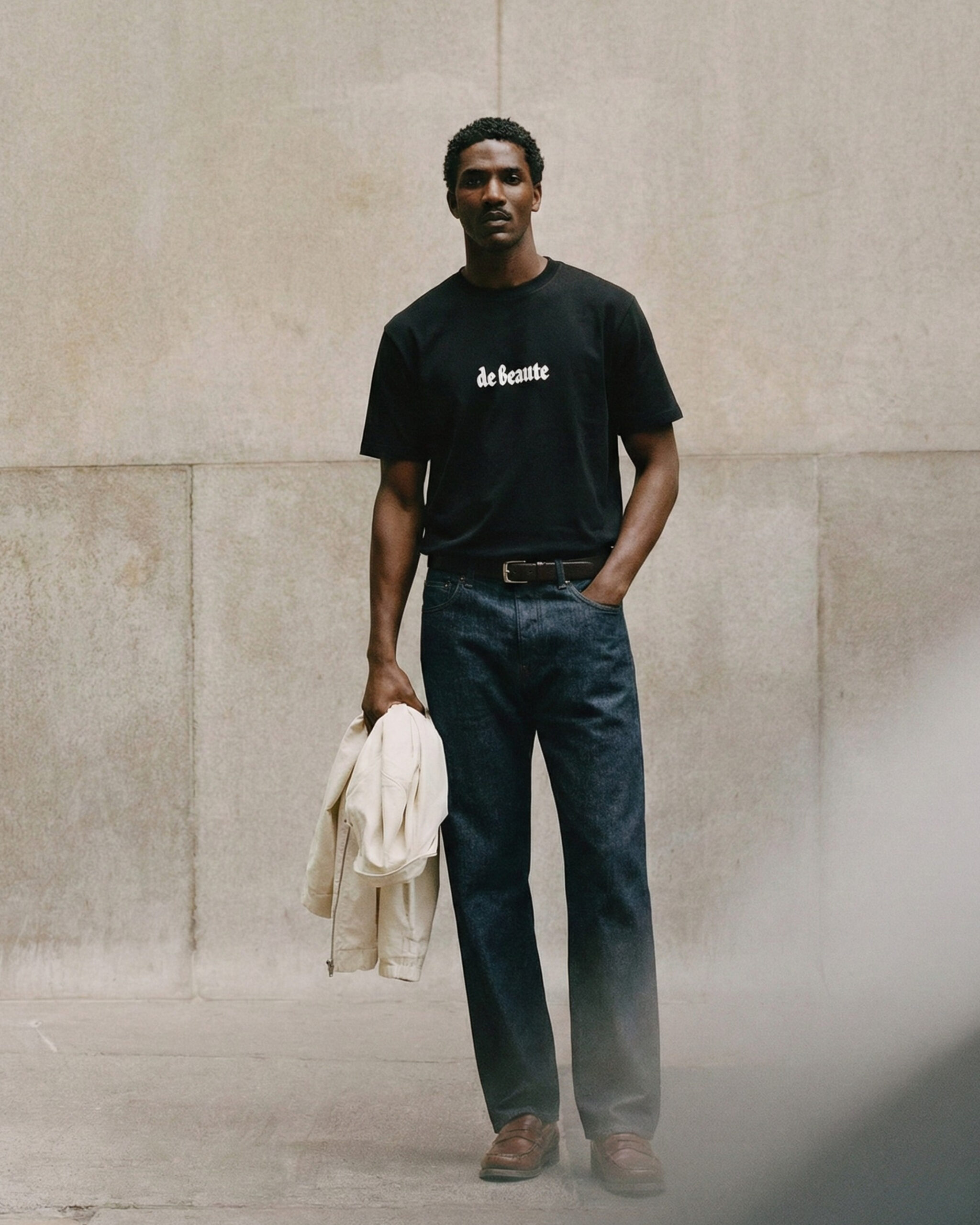 Reflect The Image Black Tee – Graphic Print T-Shirt - Image 2