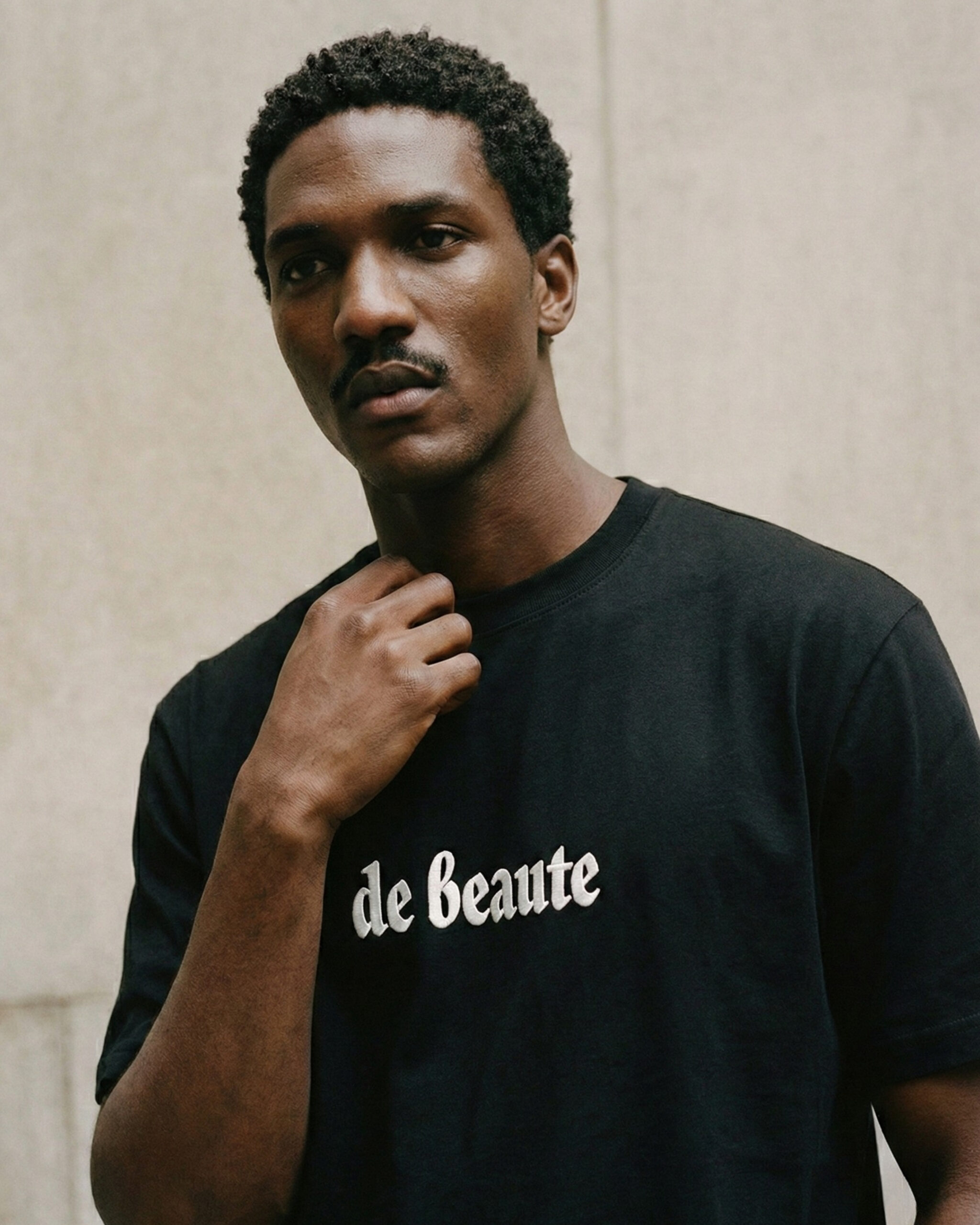 Reflect The Image Black Tee – Graphic Print T-Shirt - Image 3