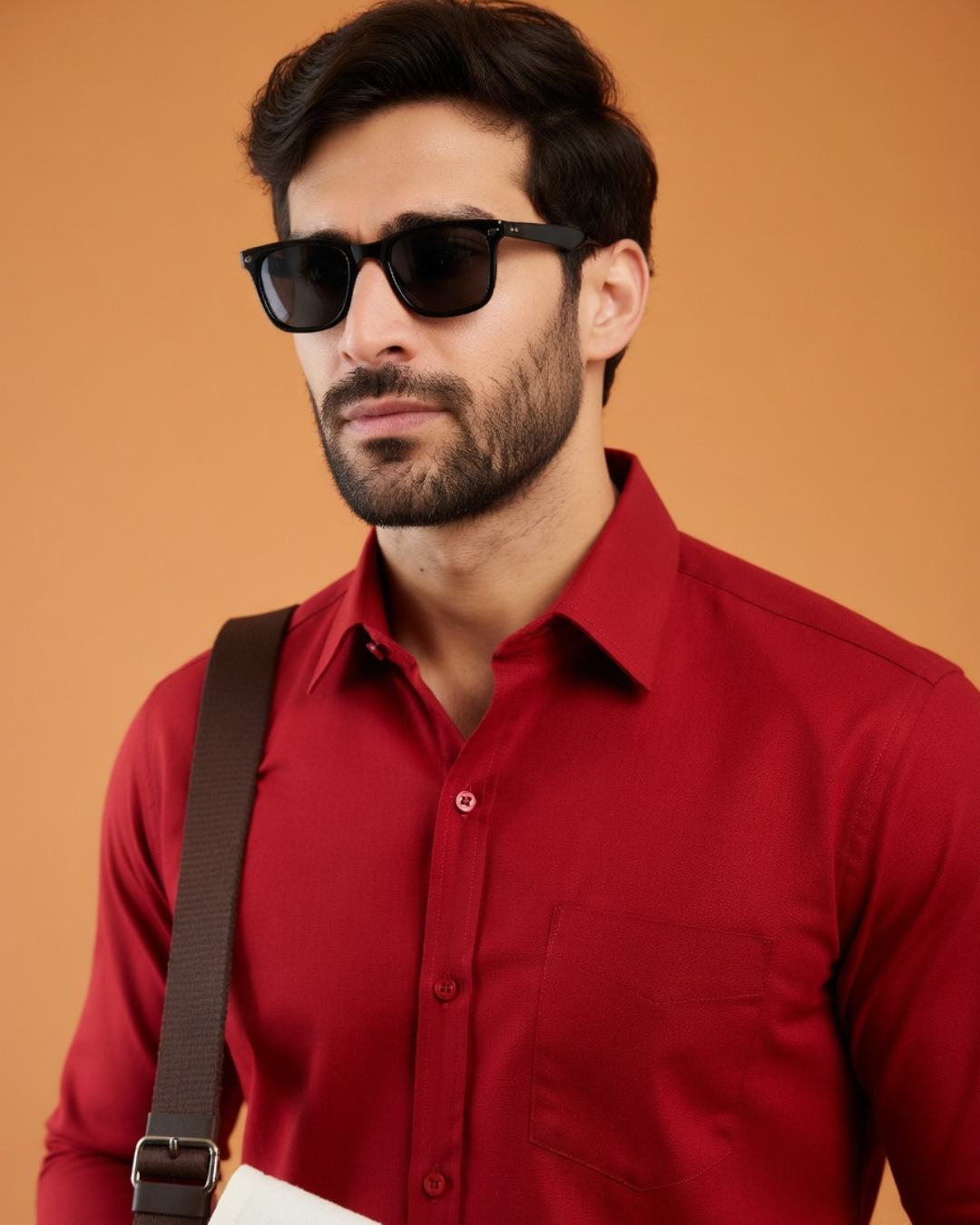 Smart Casual Black Shirt & Denim Outfit - Image 5