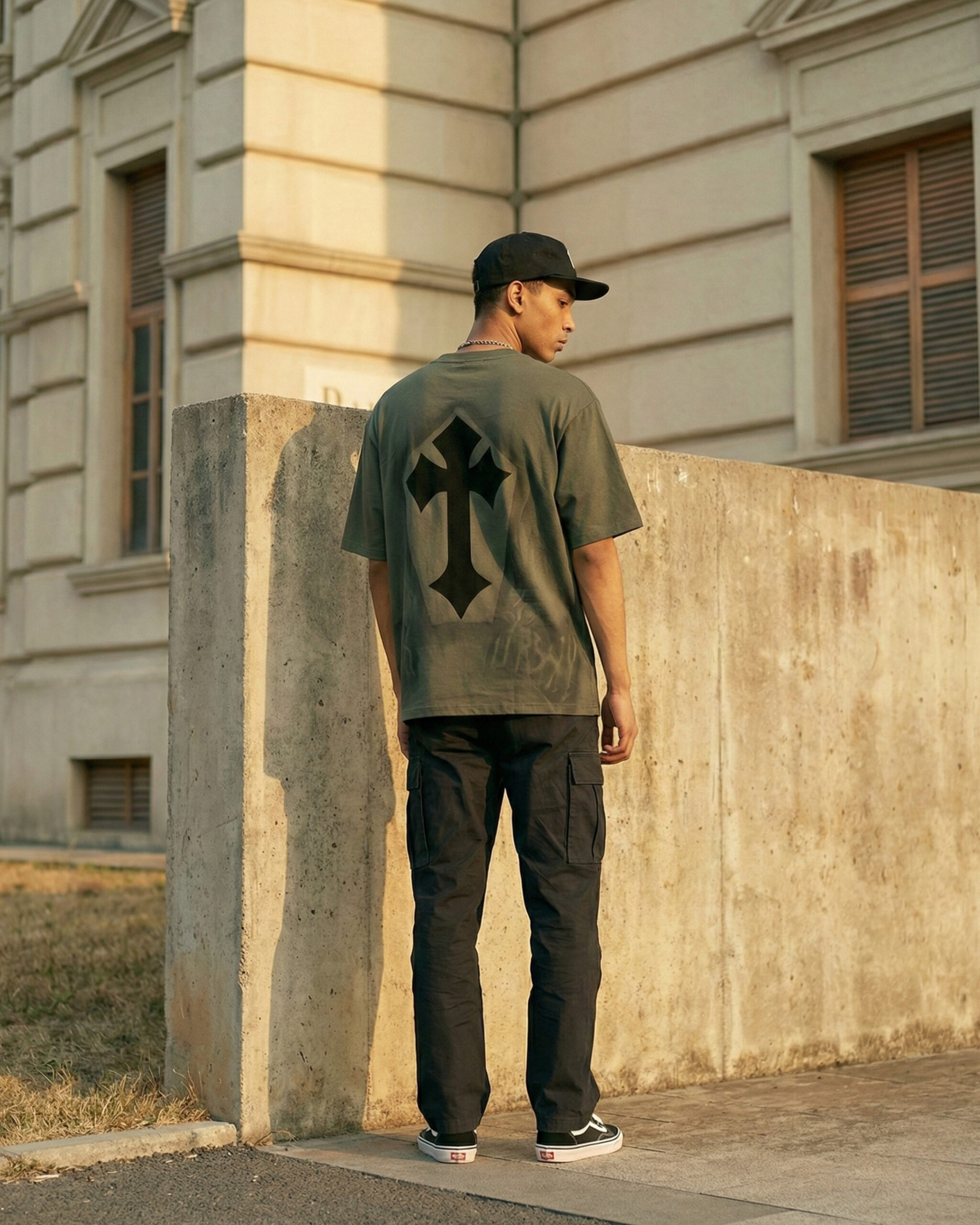 Green Printed Graphic Tee – Casual Graphic T-Shirt - Image 4