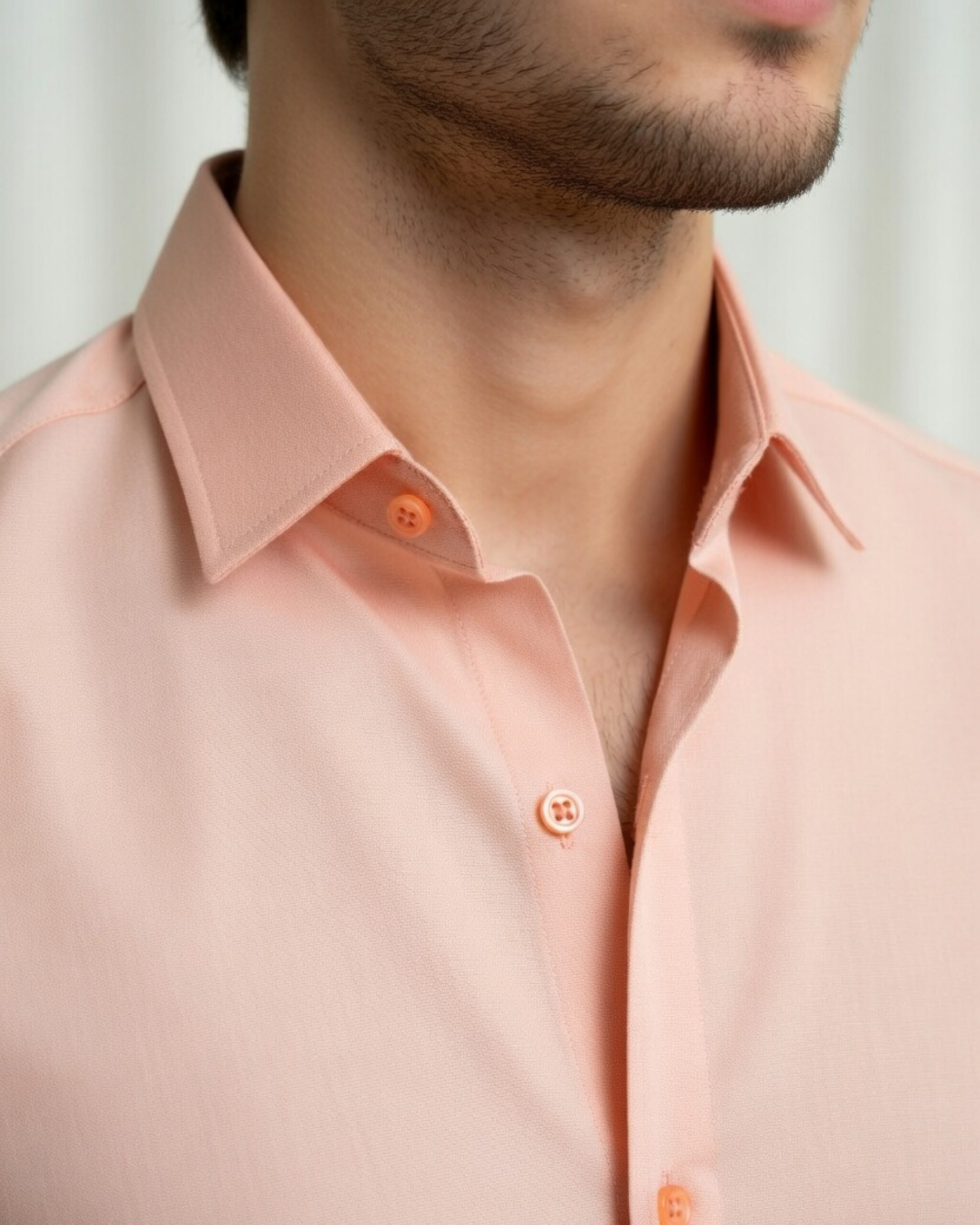 Elegant Pink Full Sleeve Shirt for Men – Stylish Casual & Office Wear Shirt - Image 3