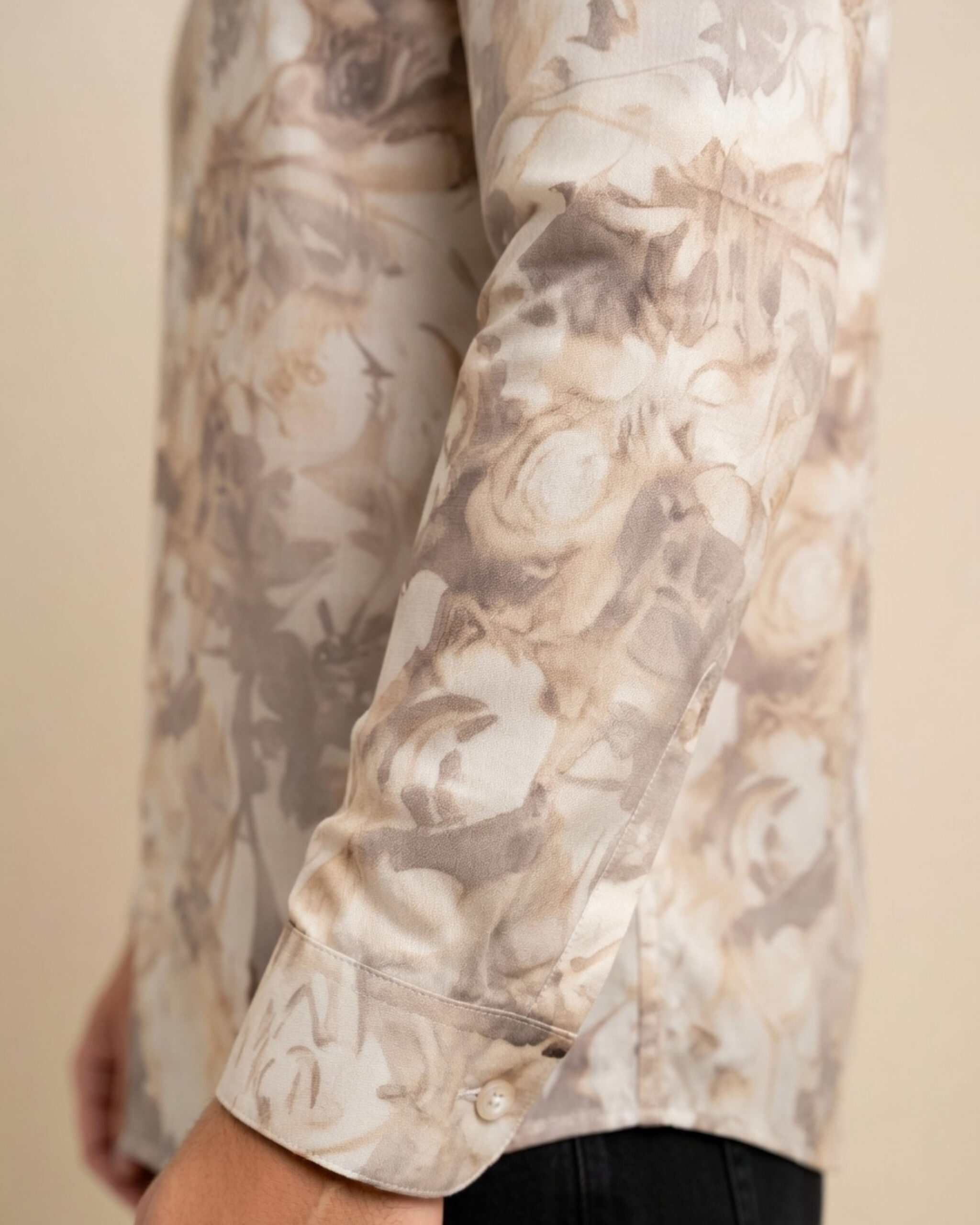 Pink Floral Printed Shirt for Men – Casual Printed Shirt - Image 5